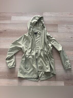 Light Green Hooded Anorak Jacket - Kirkland size lg